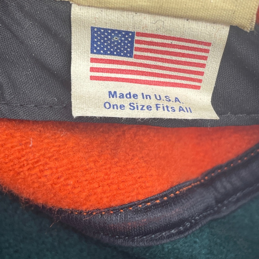 Lake of the Isles Vintage 5 Panel Hat Wool Colorblock Genuine Suede Brim USA - Picture 7 of 10